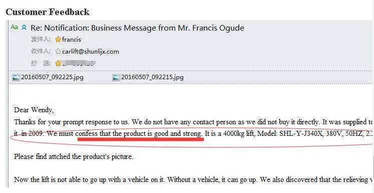4tonne Baseless 2 Post Car Lifts with Ce