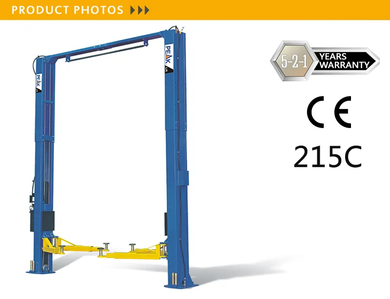 6800kgs Capacity 2 Post Hydraulic Lift for Professional Car Garage