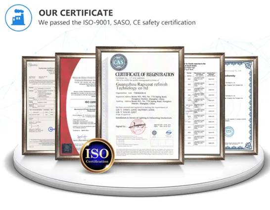 Anti-Corrosion Spray Application Method 2K Spray Acrylic Auto Solid Car Refinish Bus Paints Good Feedbacks From Clients