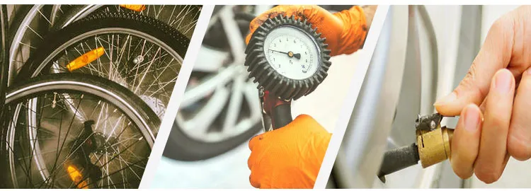 Car Air Pressure Gauge with Rubber Hose and Air Chuck Pressure Gauge Manufacturer