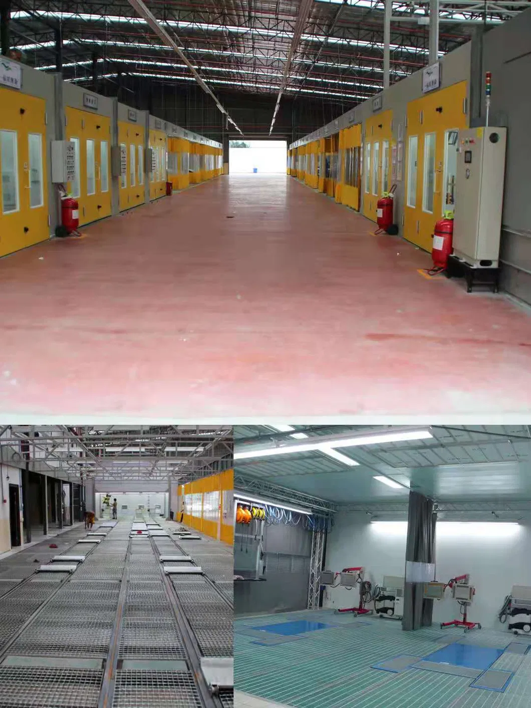 CE Approved Diesel Heating System Car Spray Paint Booth