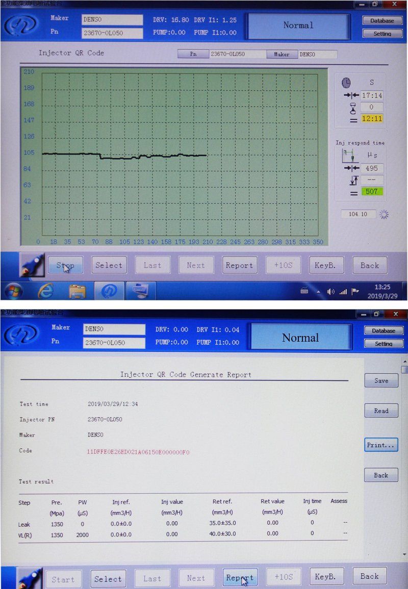 Code Generating Common Rail Testing Machine Test Bench