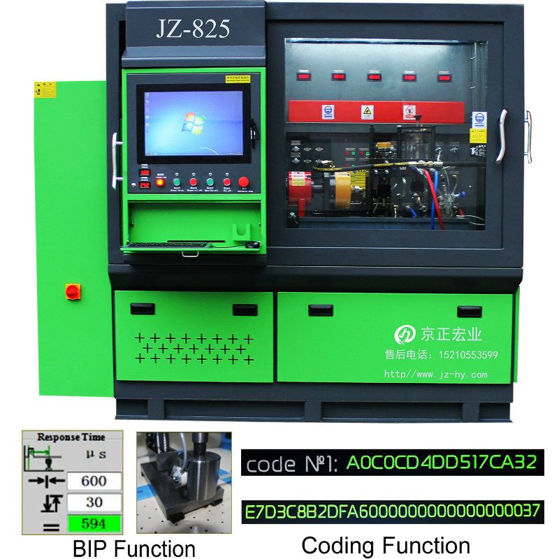 Common Rail Injector Test Bench with Bip Function