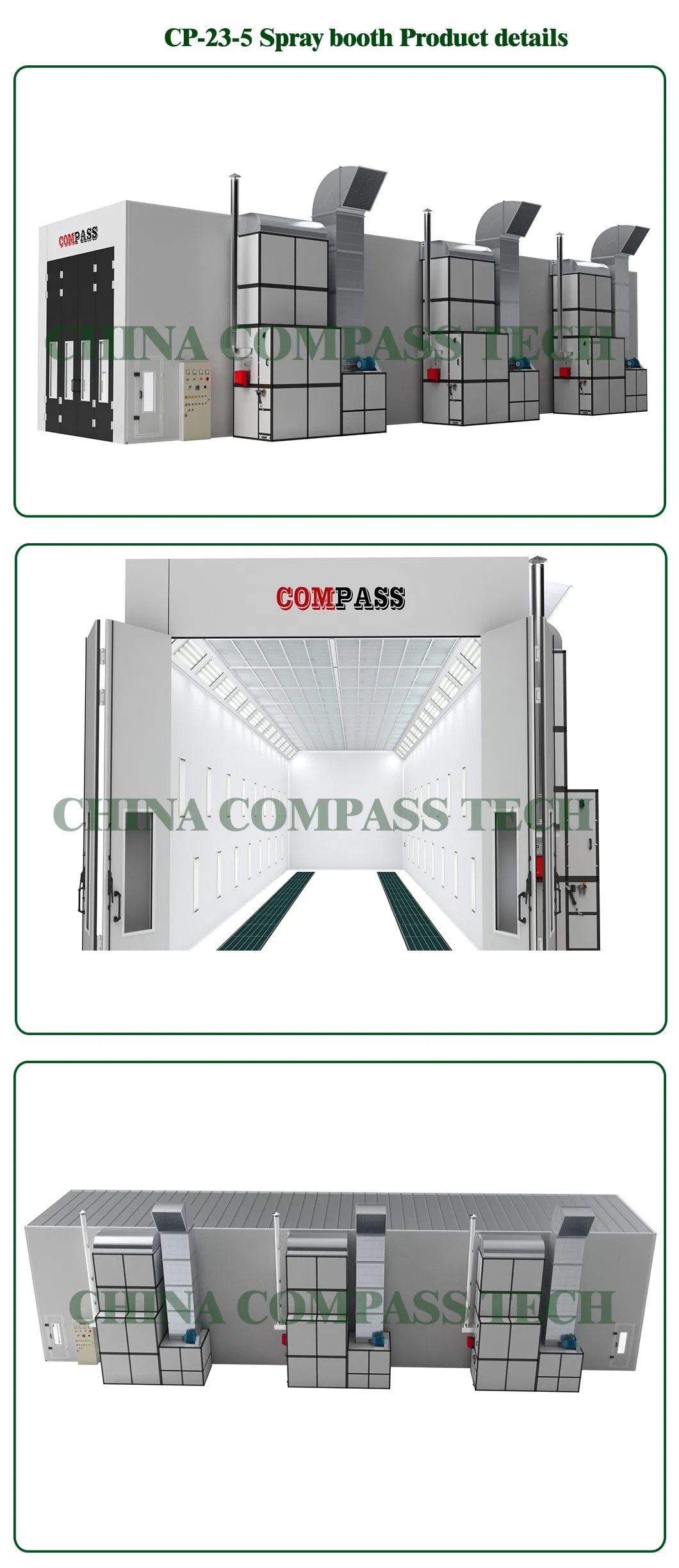 Cp-23-5 Bus and Truck Spray Booth for Sale