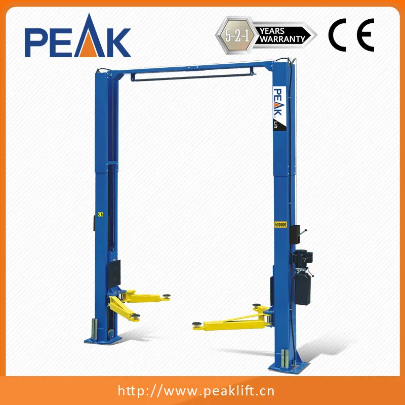 Extra-Tall Hydraulic Direct-Drive Post Automobile Hoist (211SAC)