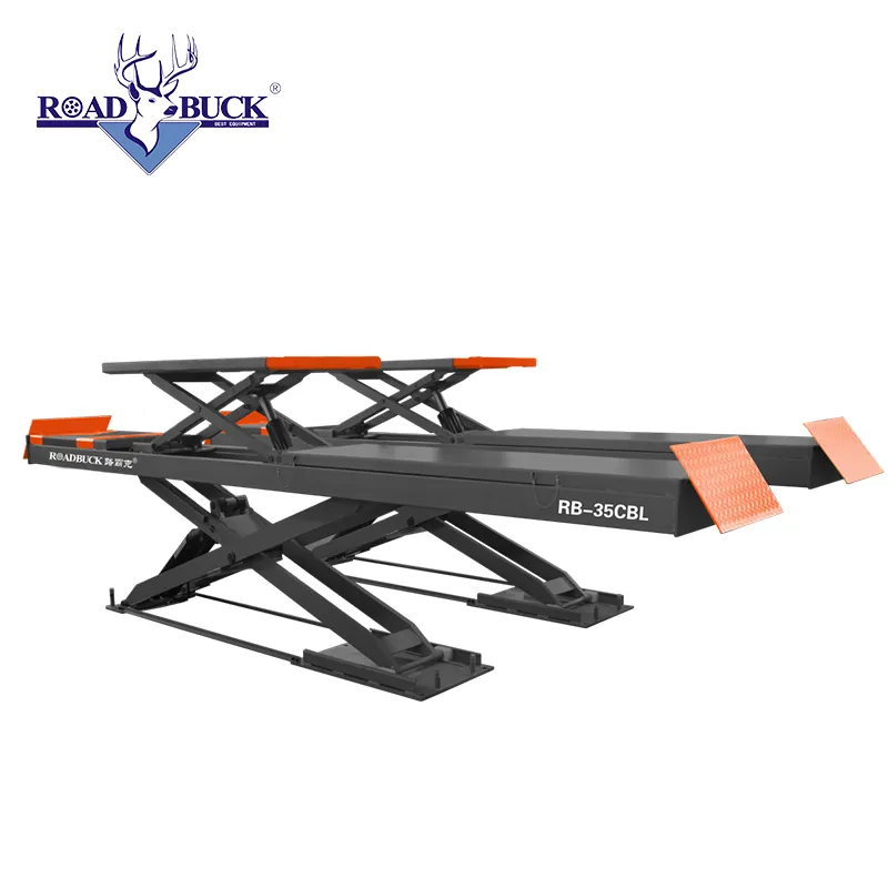 Factory Double Level Scissor Four Wheel Alignment Car Lift for Garage Equipment