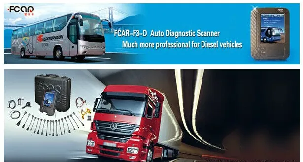Fcar-F3-D Original Scanner for Heavy Duty Update Free with One Year Warranty