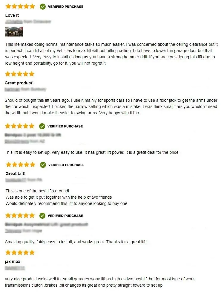 Four Post Car Lift Alignment with Rear Sliding Plate for Doing Wheel Aligmnet