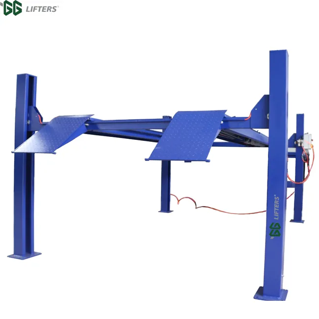 Four Post Car Lift for Wheel Alignment