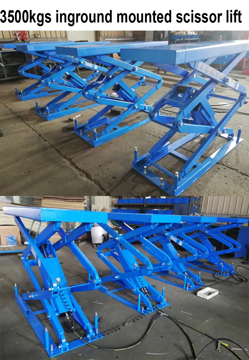 Full Rise Inground Scissor Design Car Lift