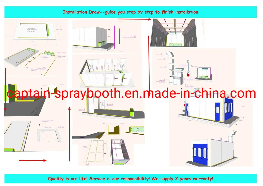 High Qualtity Captain Spray Painting Booth