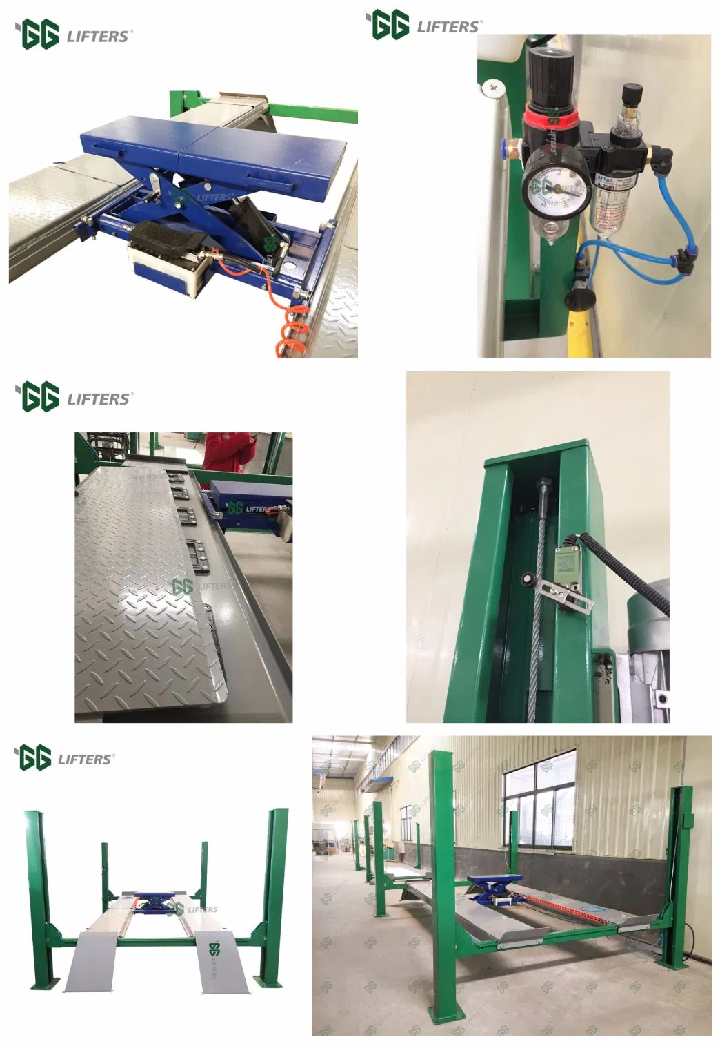 Hydraulic Four Post Car Lift  for Home Parking