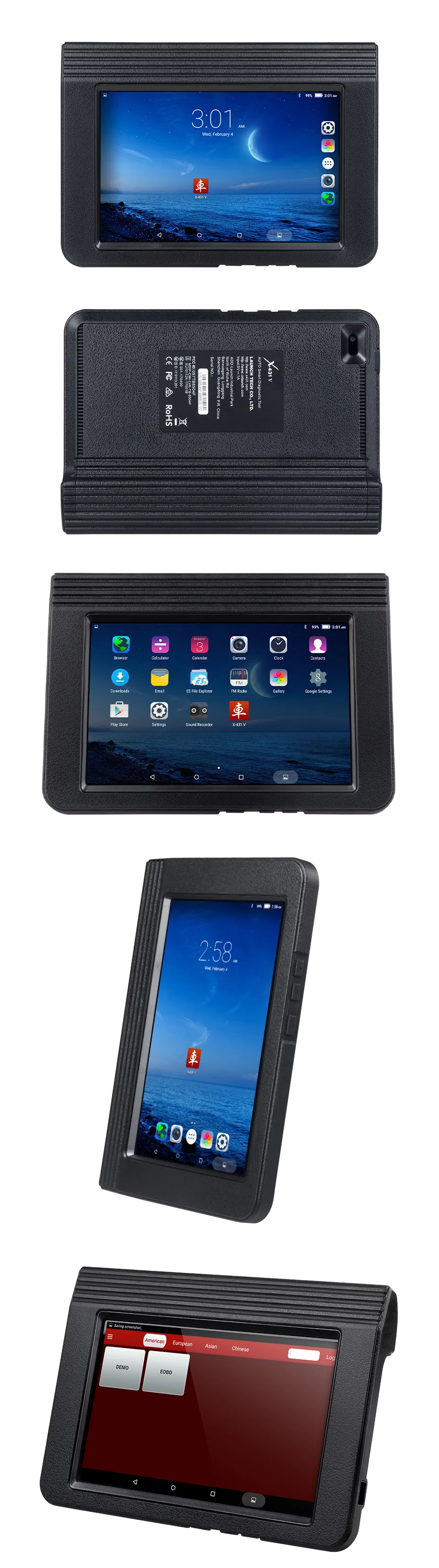 Launch X431 V 7inch/8inch 2 Years Free Update Online X-431 V Support WiFi/Bluetooth as Launch X431 Pros Mini X431