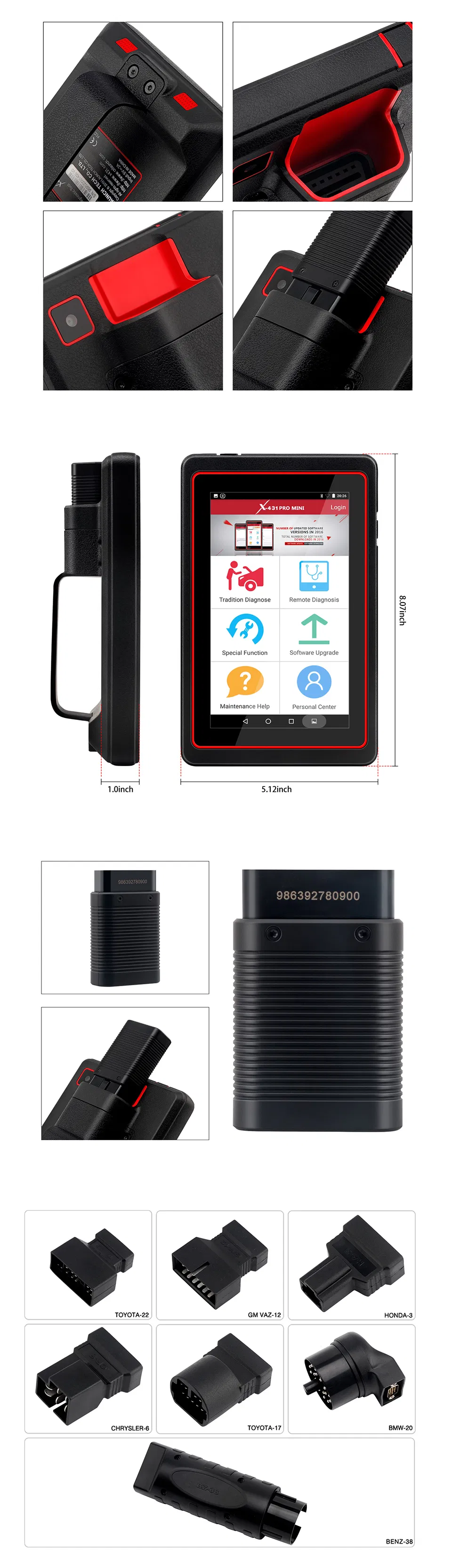 New Arrival Launch X431 PRO Mini Diagnostic Tool with Bluetooth Powerful Launch Mini X431 PRO Global Version Update Online