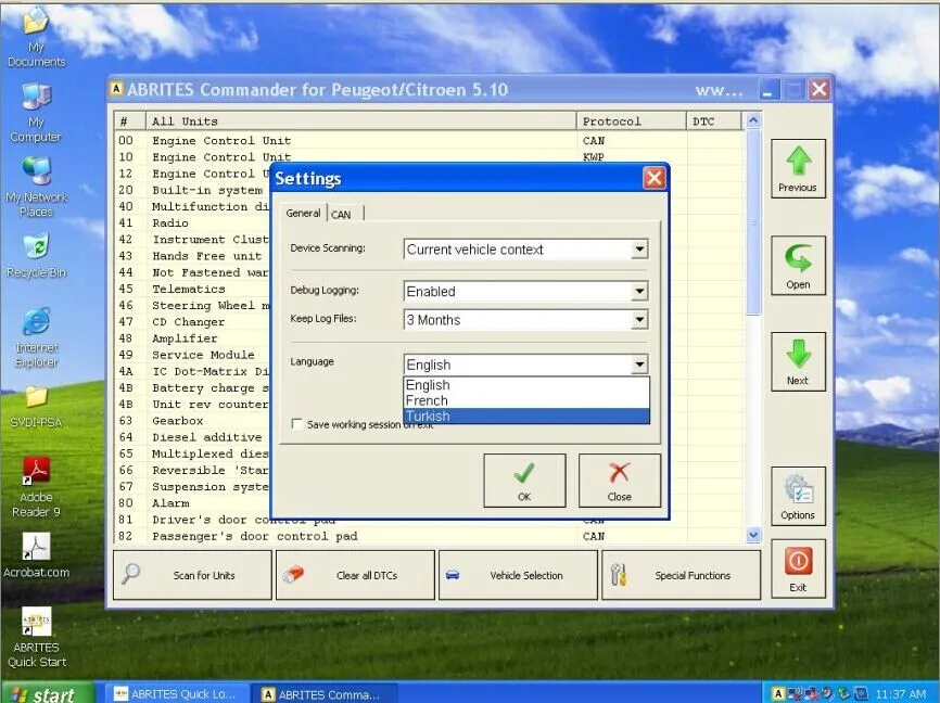 New Svdi Psa Abrites Commander for Peugeot and Citroen with Free V5.8 Tag Key Tool Software