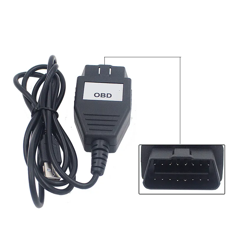 OBD2 Focom Mini USB Interface for Ford VCM VCM Device OBD Diagnostic Cable Connetor