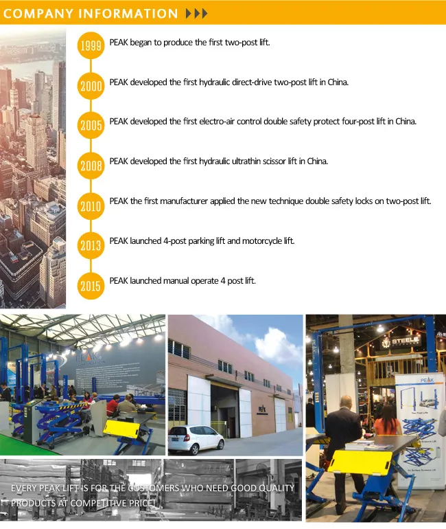 Symmetric Heavy-Duty China Supplier 2 Post Workshop Garage Lift (215C)