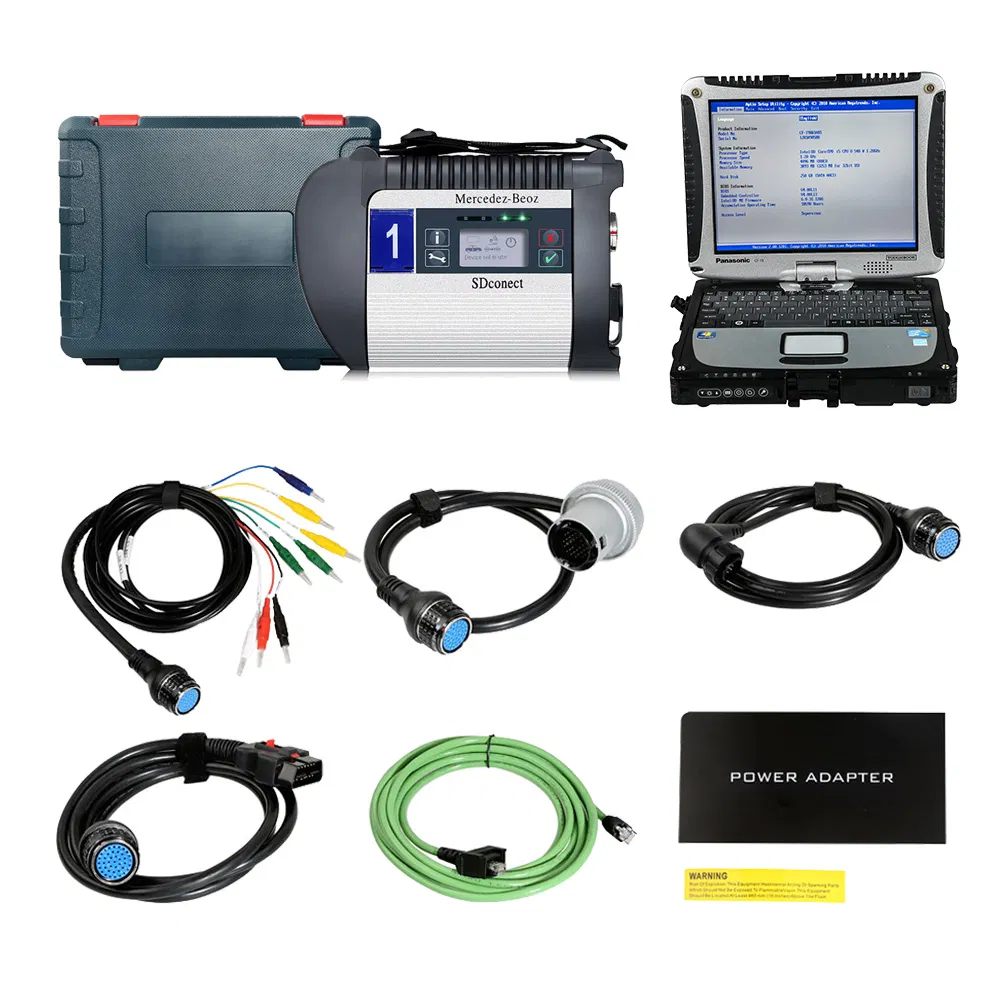 V2021.09 MB SD C4 Plus Support Doip with SSD Plus Panasonic CF19 I5 4GB Laptop Software Installed Ready to Use