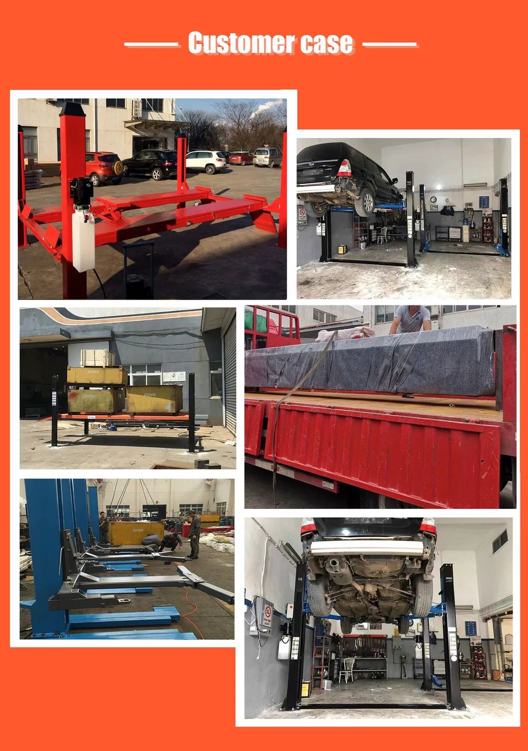 Vehicle Equipment Four Post Parking Lift for Sale