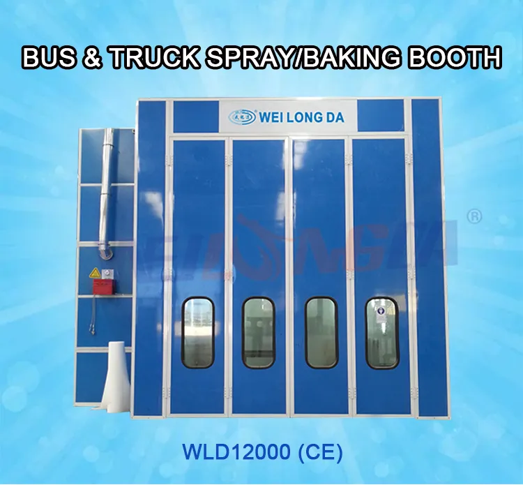 Wld12000 Trailer Painting Cabin for Sale / Bus Paint Booth for Sale in Kuwait Price (CE)