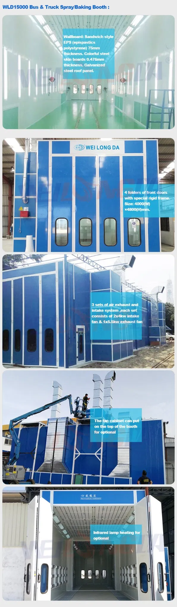 Wld15000 Truck Bus Paint Oven Ce