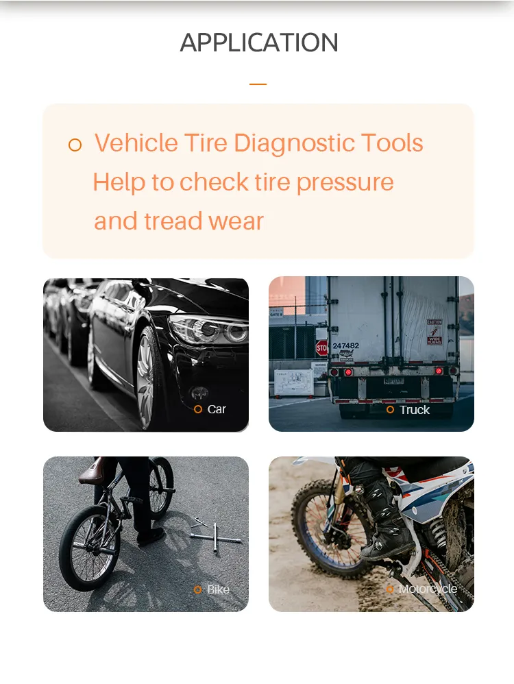 Yw-732 Multi-Functional Handheld Car Tire Pressure Gauge